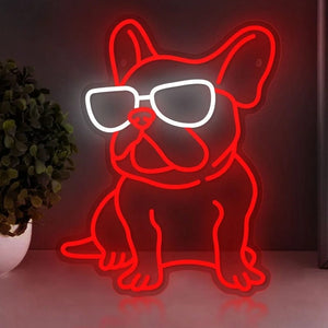 Frenchie Neon Wall Sign