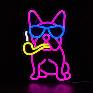 Frenchie Neon Wall Sign