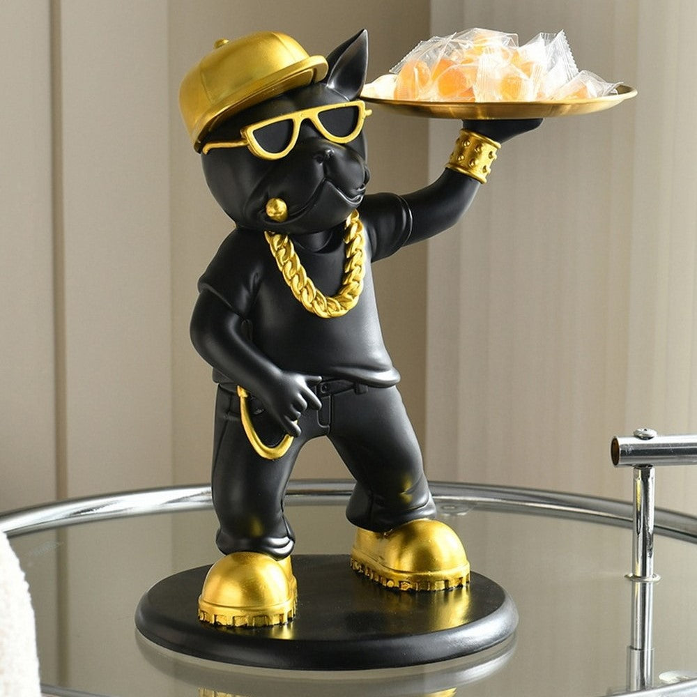 Frenchie Hip Hop Butler Statue