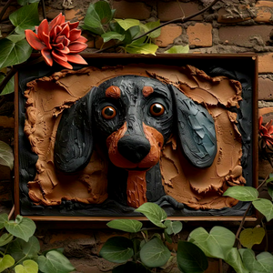 Dachshund Tin Sign Wall Decor