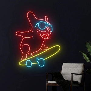 Frenchie Neon Wall Sign