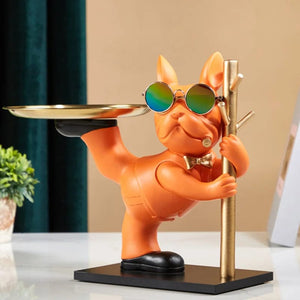 Frenchie Pole Dancer Statue