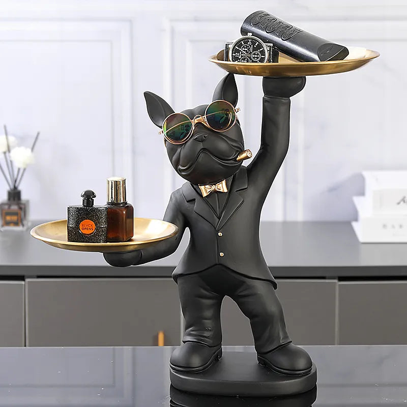 Frenchie Butler Statue Collection