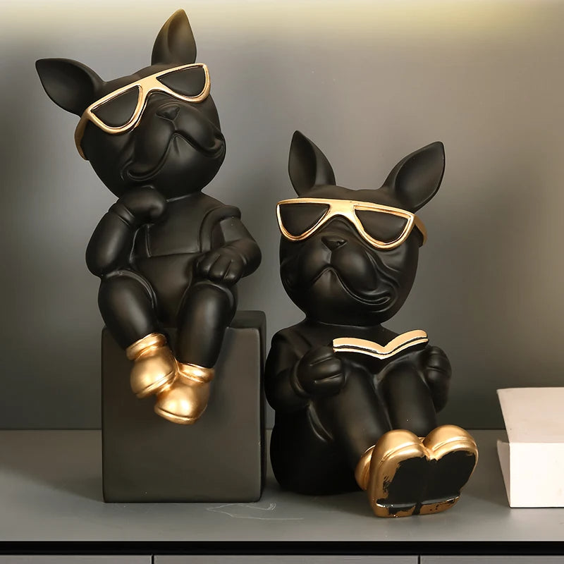 Frenchie Butler Statue Collection