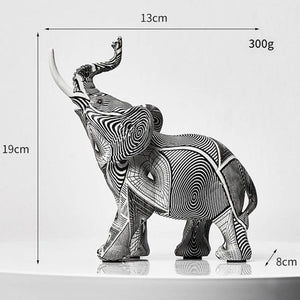 Abstract Elephant Statue