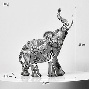 Abstract Elephant Statue