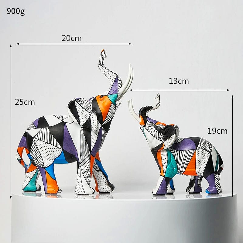 Abstract Elephant Statue