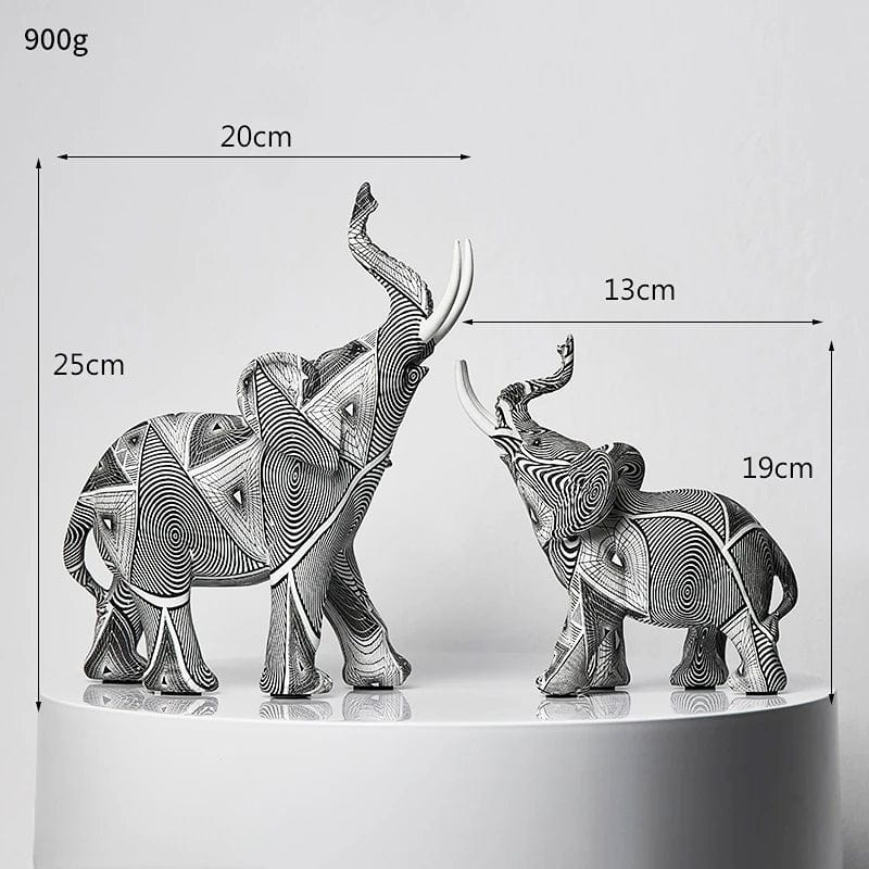 Abstract Elephant Statue