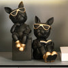 Frenchie Study Buddy Statues