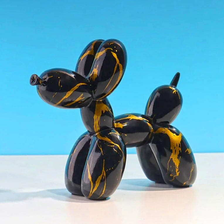 Graffiti Balloon Dog Figurines