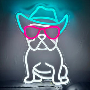 Frenchie Neon Wall Sign