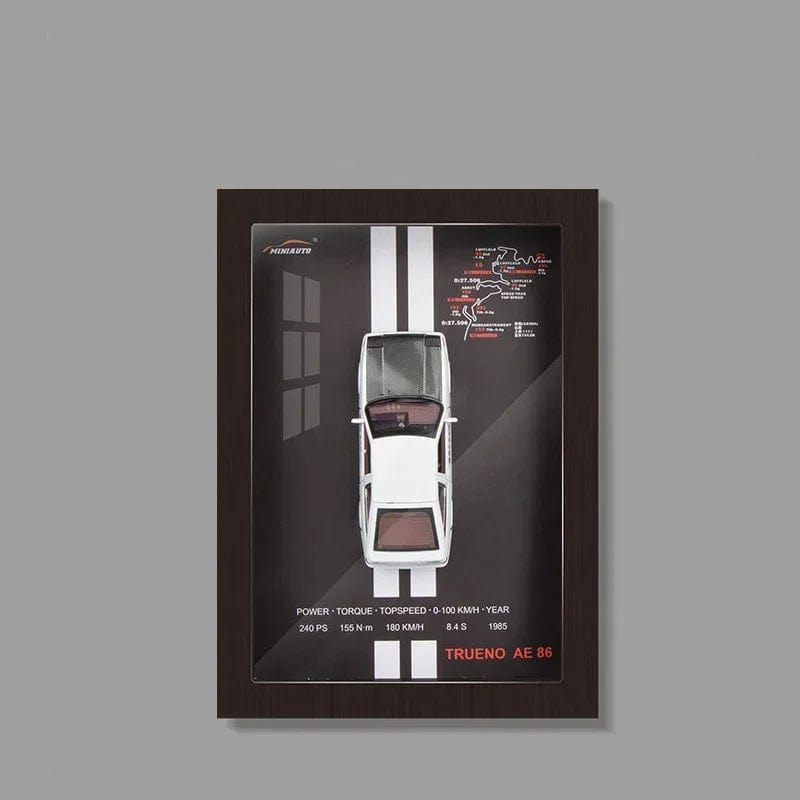 Collectible Die-Cast Supercar Frames