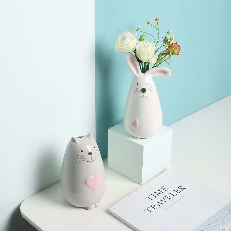 Love Bunny Flower Vase