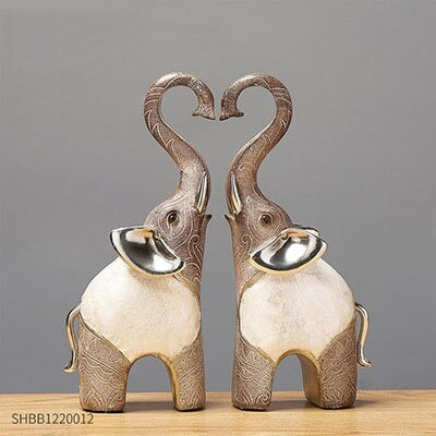 Classic Lucky Elephant Sculptures