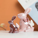 Butterfly Bunny Figurines