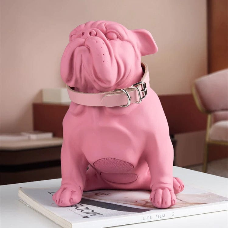 Shar-Pei Bulldog Bluetooth Speaker Statue