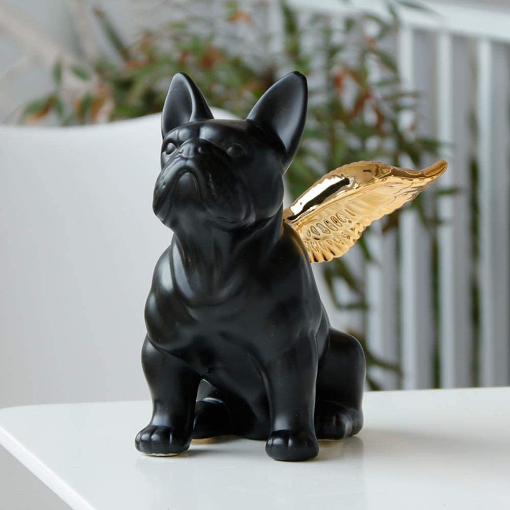 Frenchie Angel Statue