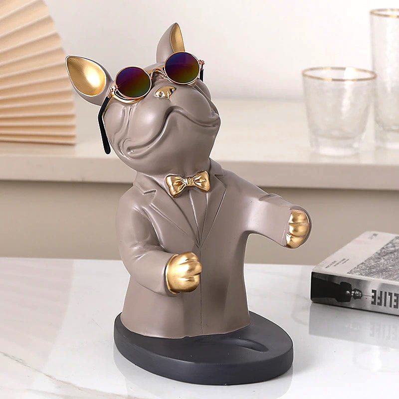 French Bulldog Wine Rack