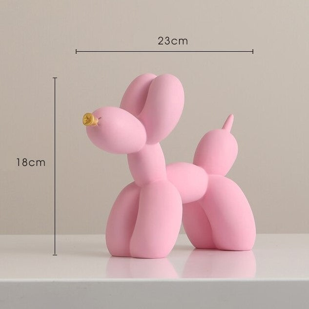 Multicolor Balloon Dog Figurines