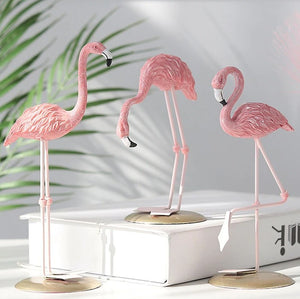 Flamingo Simulation Figurines