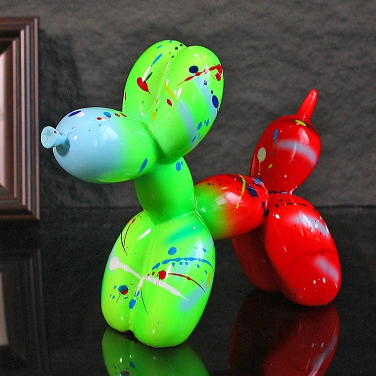 Fluorescence Balloon Dog Statue