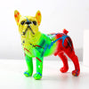 Fluorescence French Bulldog Statue