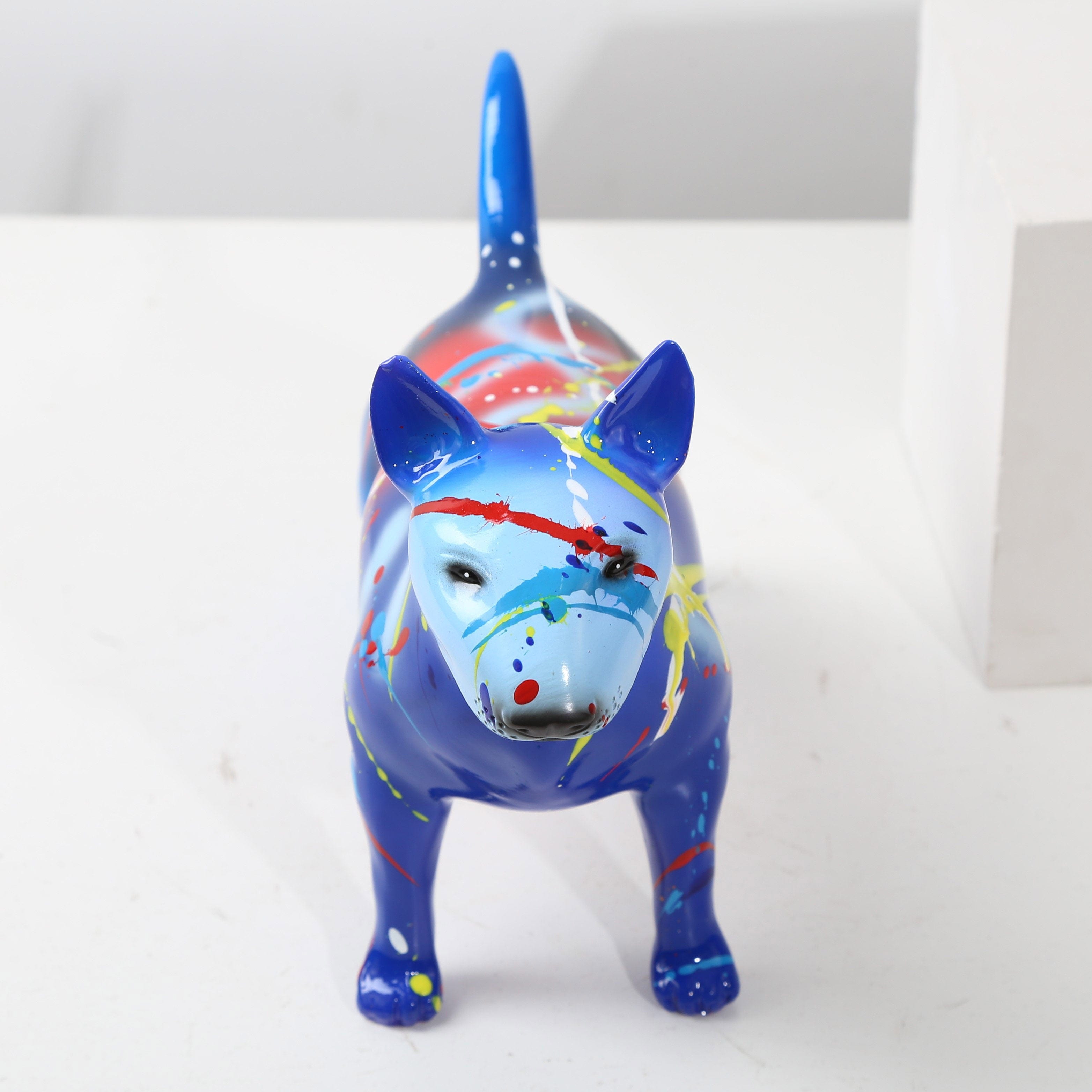 Fluorescence Bull Terrier Statue