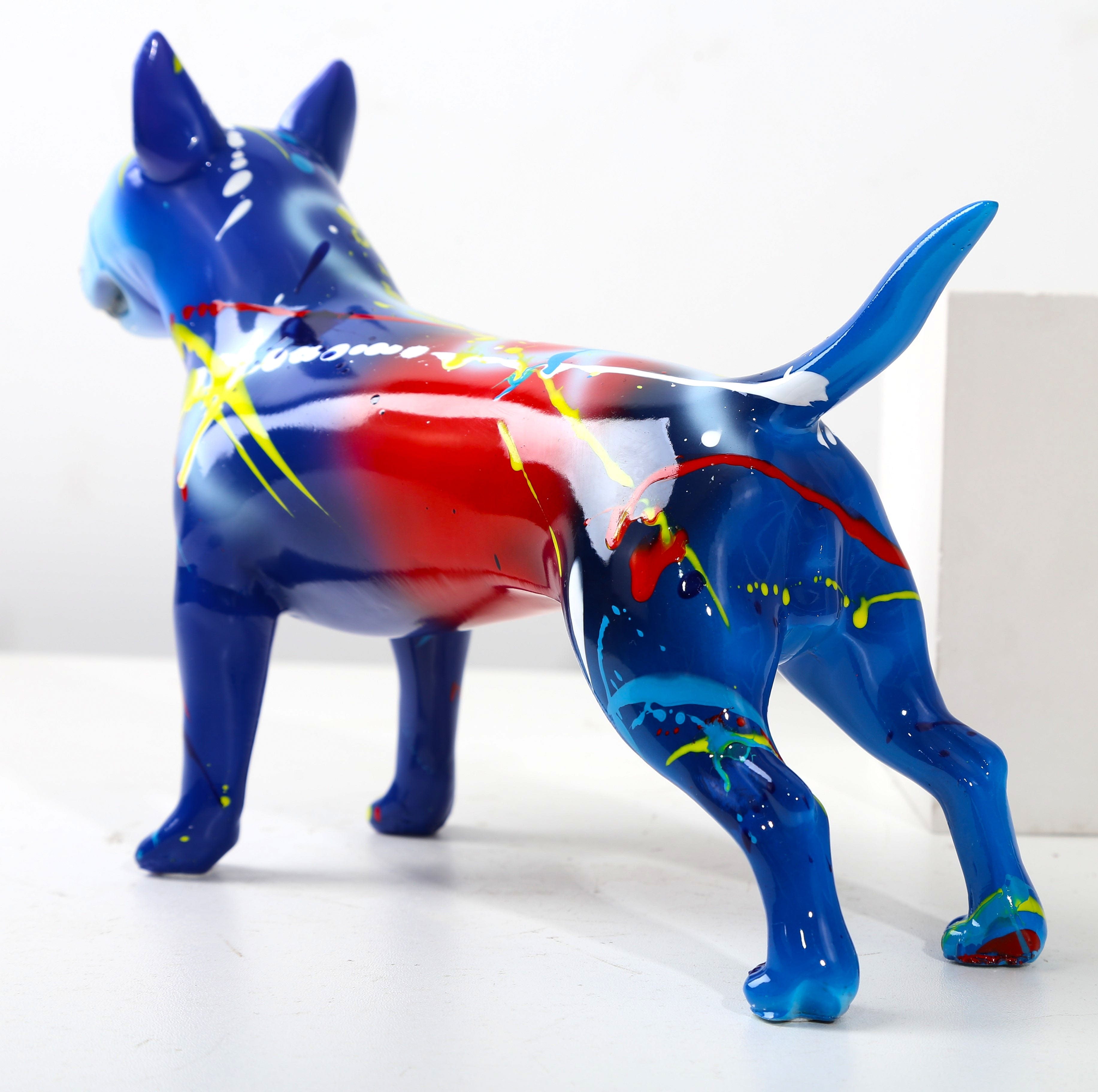 Fluorescence Bull Terrier Statue