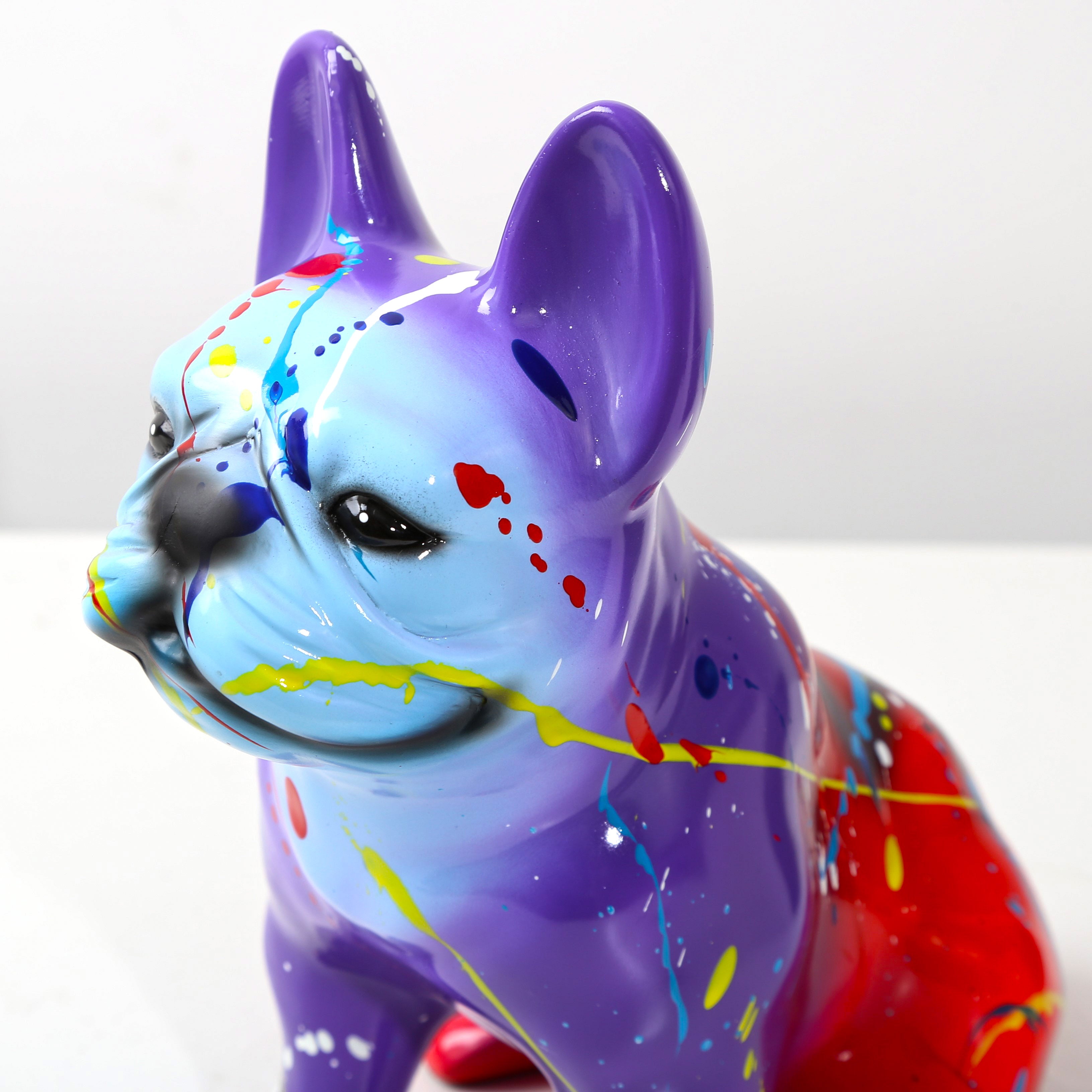 Fluorescence Frenchie Statue