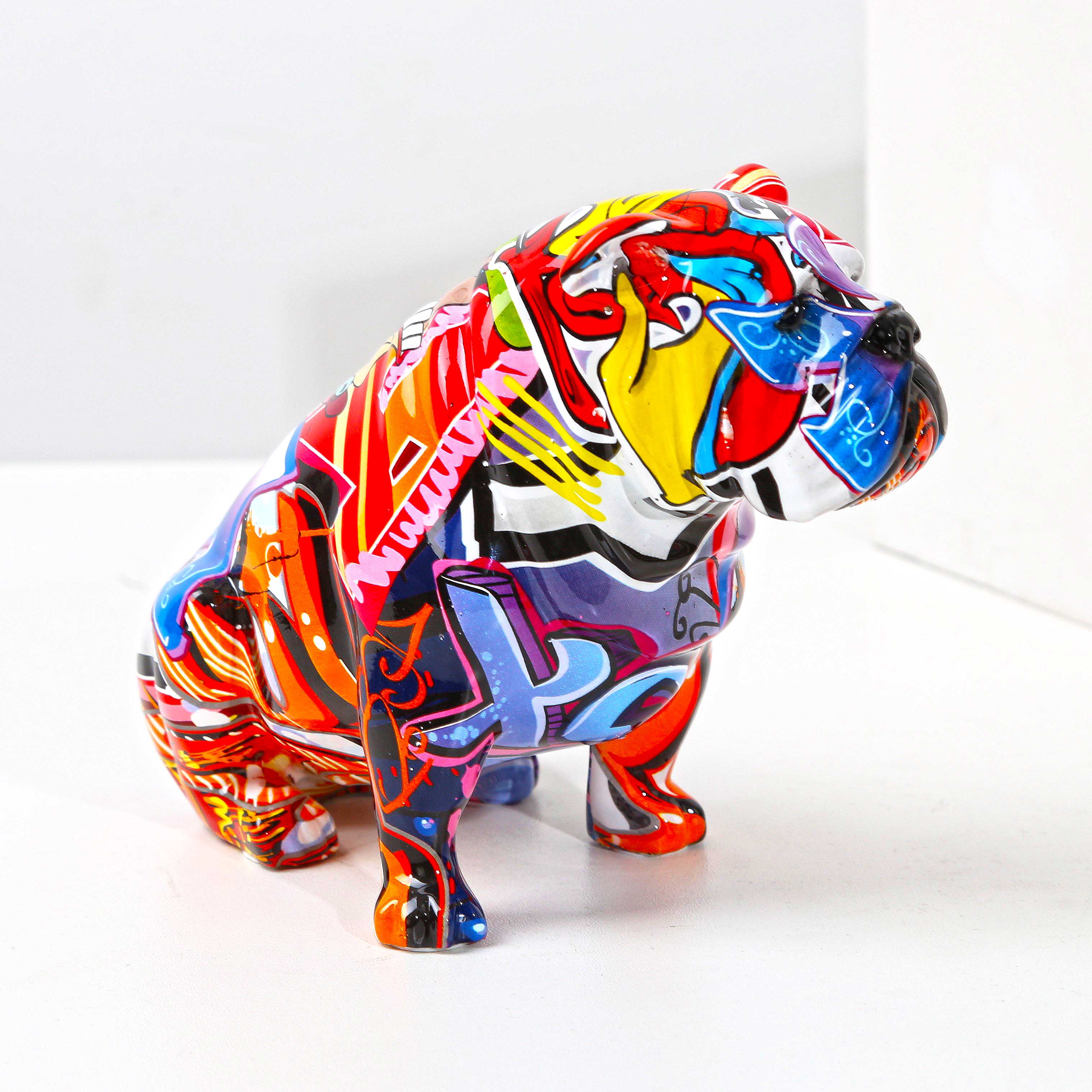 Bulldog Graffiti SPEEDY Figurine – Painted KOALA
