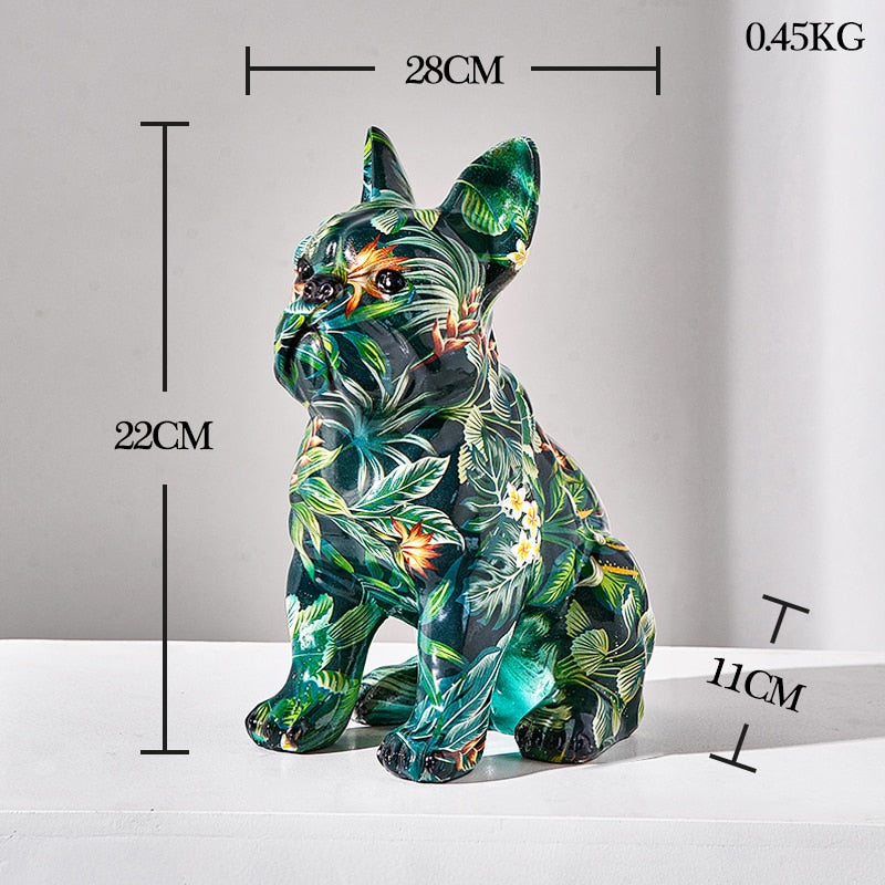 Graffiti French Bulldog Statue