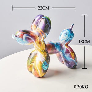 Balloon Dog Abstract Statue