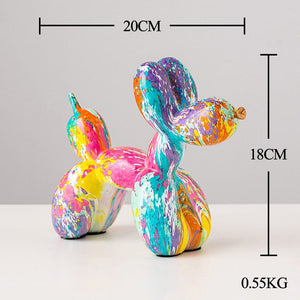 Balloon Dog Abstract Statue