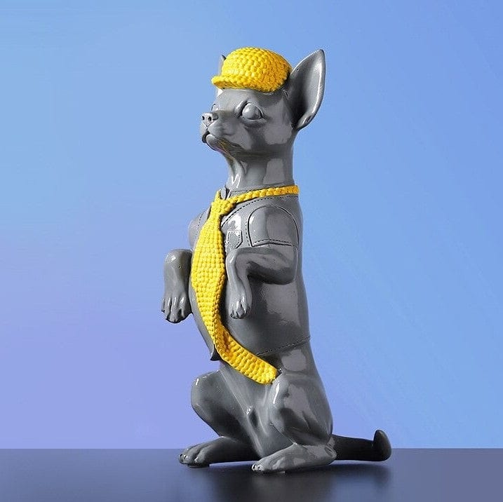 Vibrant Reveller Chihuahua Statue