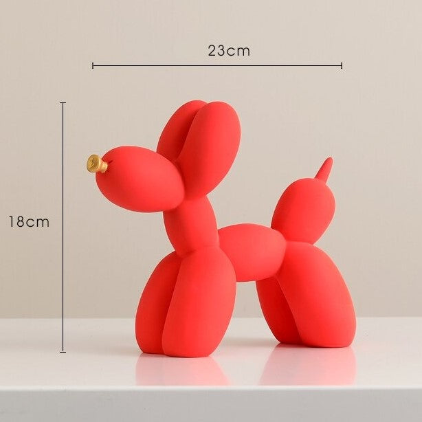 Multicolor Balloon Dog Figurines