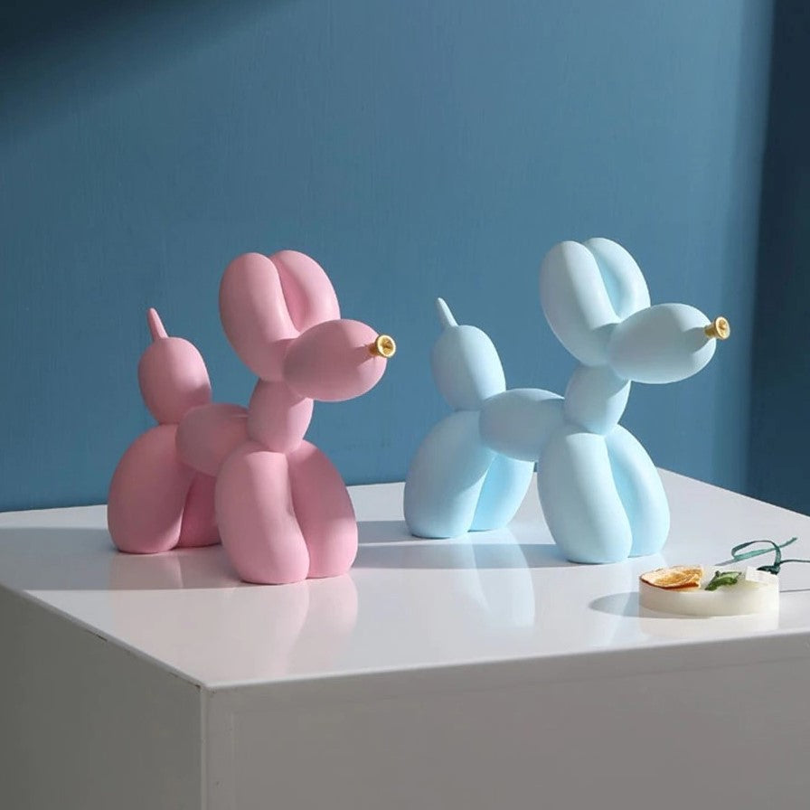 Multicolor Balloon Dog Figurines