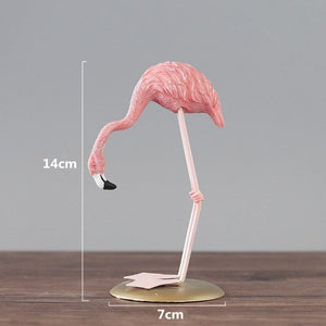 Flamingo Simulation Figurines