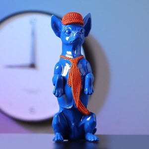 Vibrant Reveller Chihuahua Statue