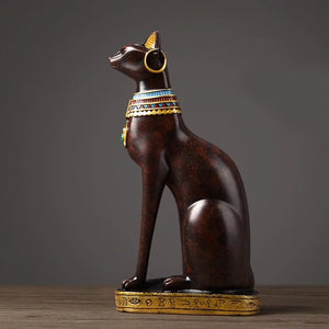 Collectible Nordic Egyptian Cat Statue