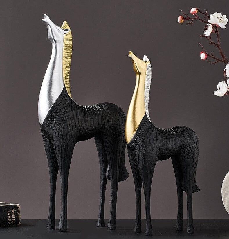 Fengshui Modern Horse Sculpture