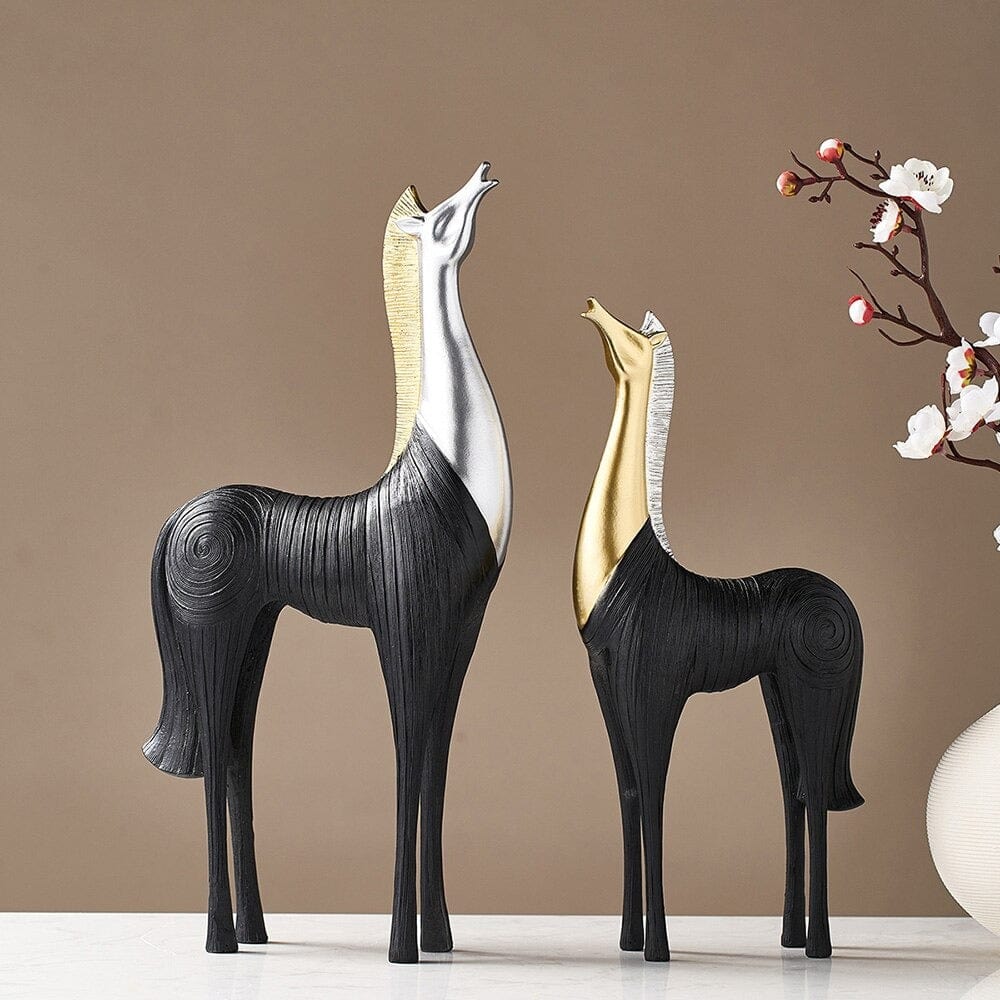 Fengshui Modern Horse Sculpture