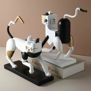 Mechanical Abstract Cat Statue