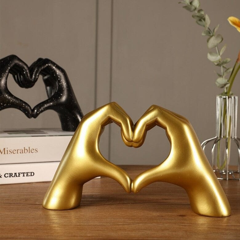 Heart Hands Figurine