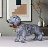 Dachshund Denim Print Statue