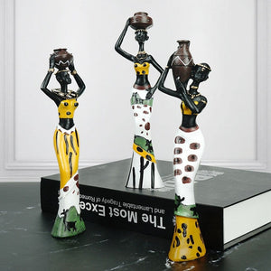 Cultural African Women Figurines