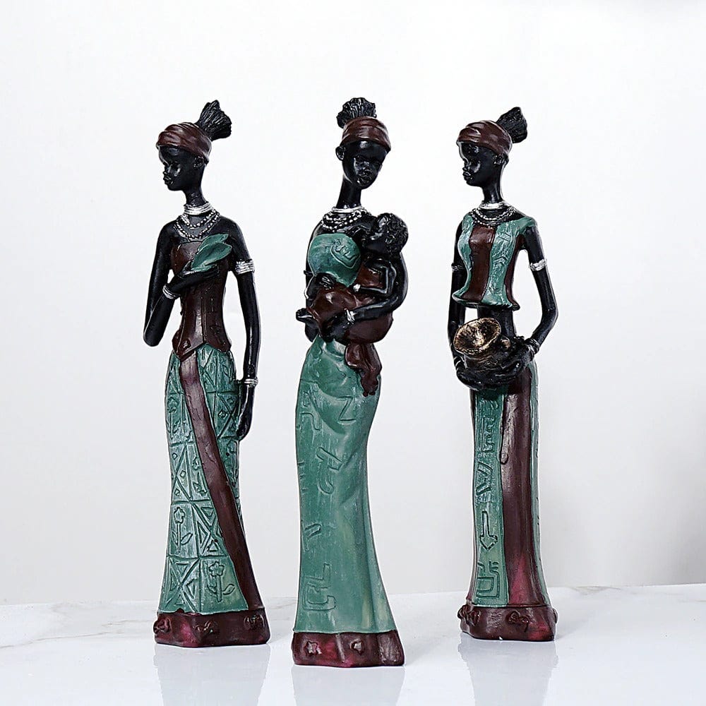 Cultural African Women Figurines