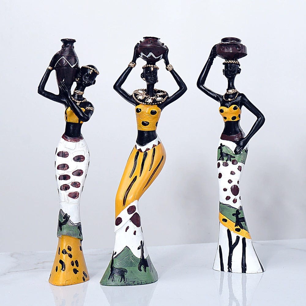 Cultural African Women Figurines