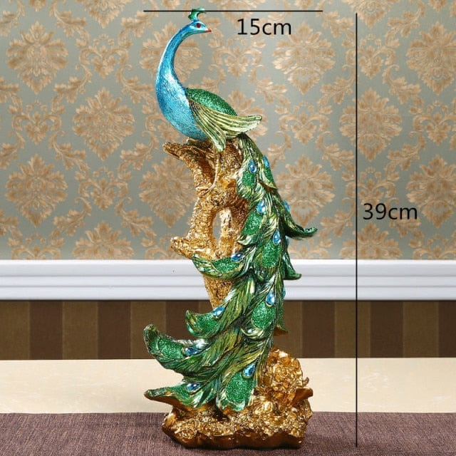 Classic Luxury Peacock Statue