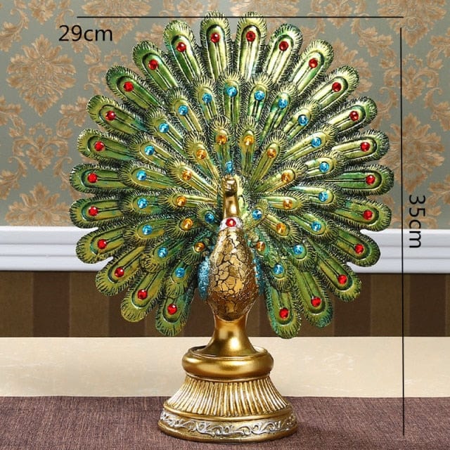 Classic Luxury Peacock Statue