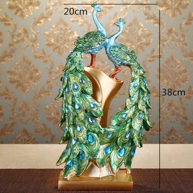 Classic Luxury Peacock Statue